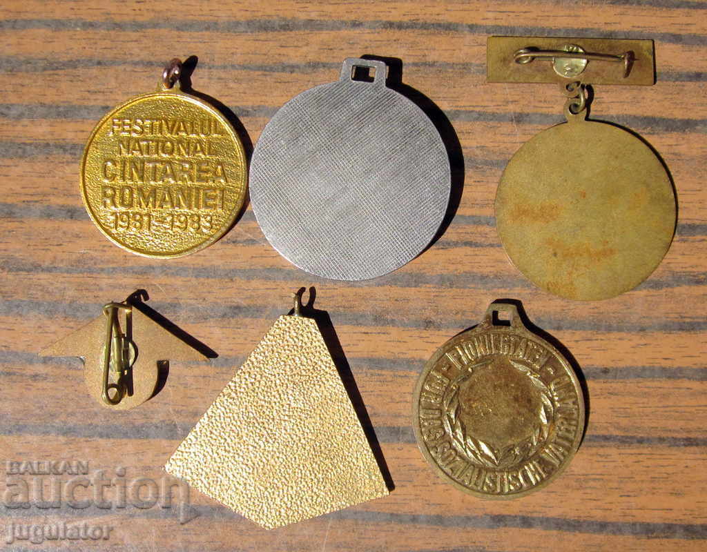 Πολλά παλιά ξένα αλλοδαπά μετάλλια από την εποχή των Sots - 5