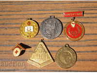 лот стари чужди чуждестранни медали от времето на соца