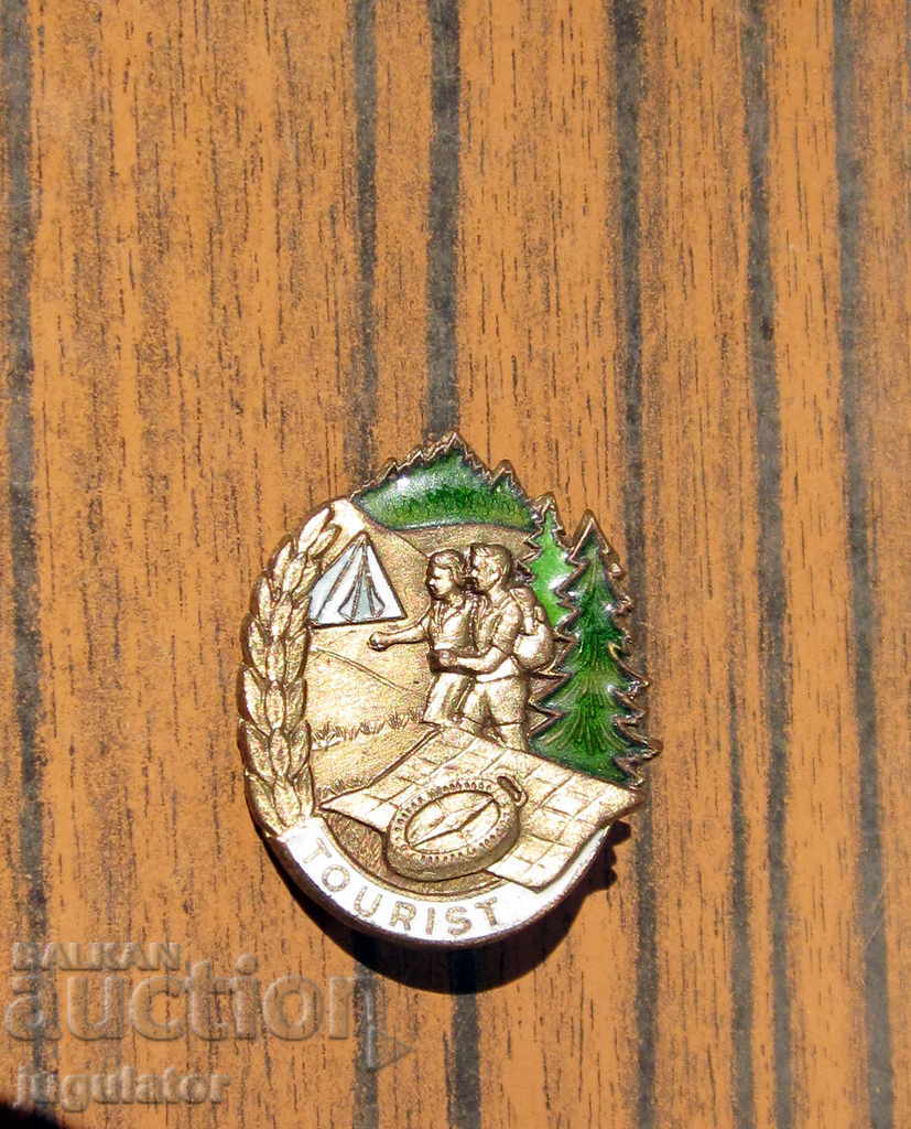old german tourist badge tourist sign with price 20.00 BGN | € 10.23