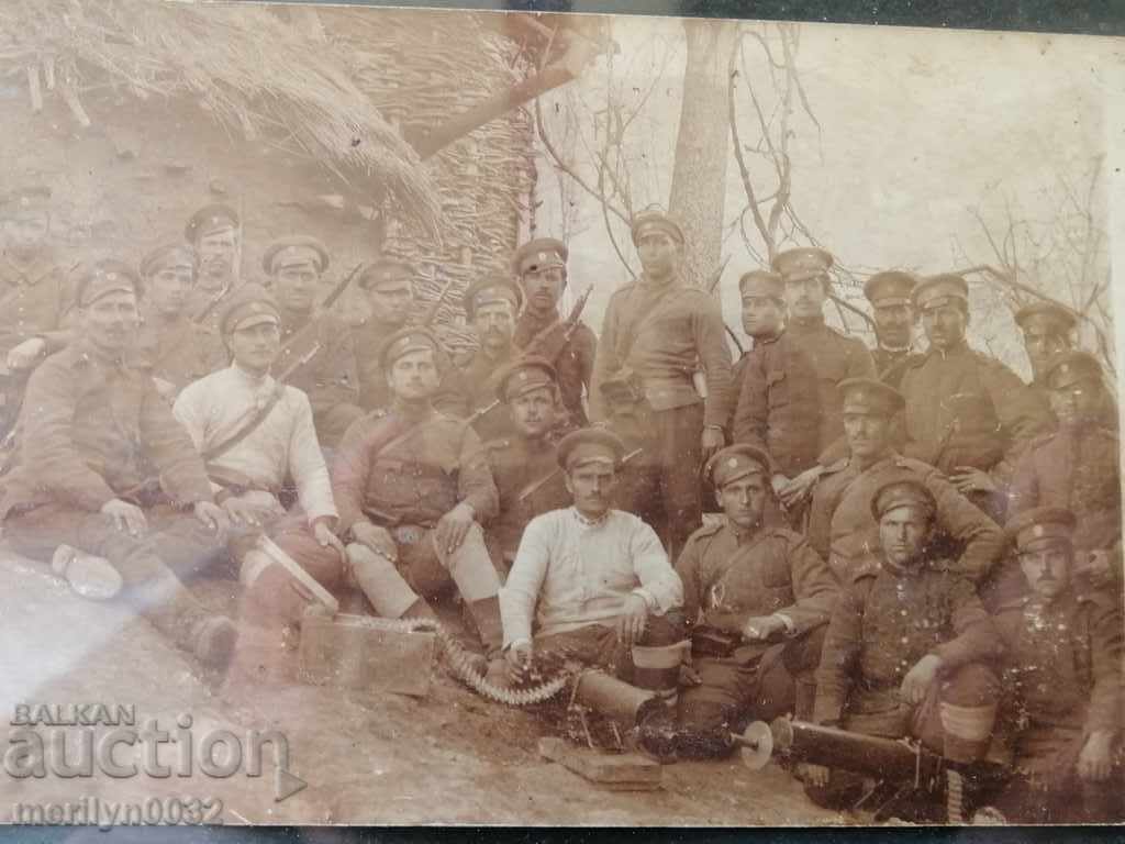 Auction  Army photo portrait WW1 machine gun Schwartz Vineyard