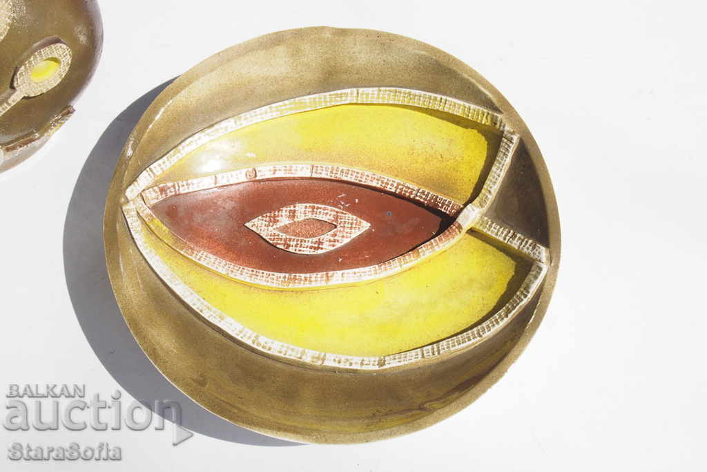 Bulgarian Author Set of Ceramic Cup and Vase with price 95.00 BGN | € 48.57 Bulgarian Author Set of Ceramic Cup and Vase with price 95.00 BGN | € 48.57