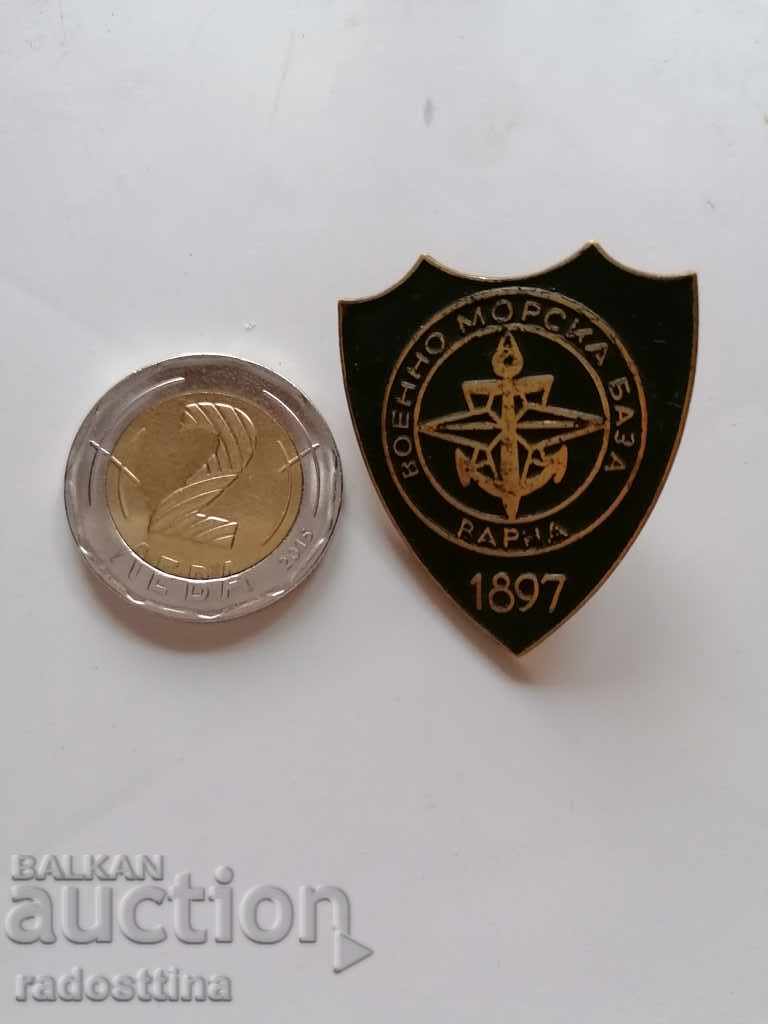 Auction Bronze Badge Badge Military Marine Base Varna 1897 Auction Bronze Badge Badge Military Marine Base Varna 1897