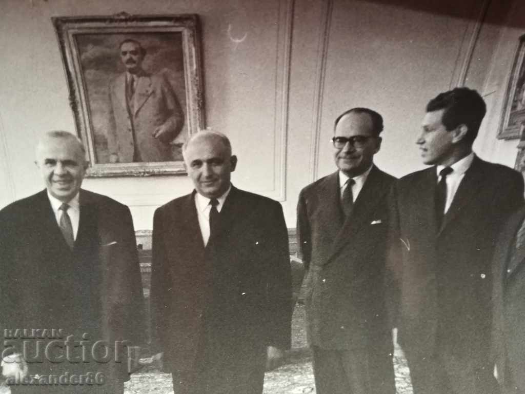 Delivery of Ivan Bashev Todor Zhivkov Stavros Kostopoulos Ambassador Minchev