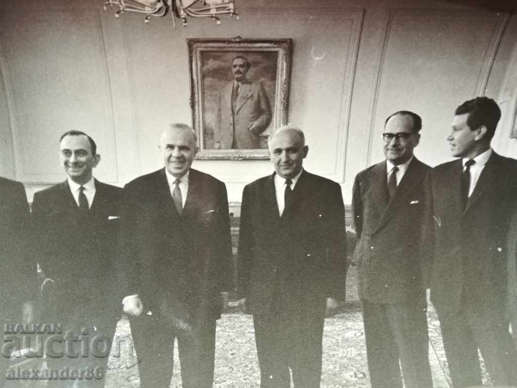 Ivan Bashev Todor Zhivkov Stavros Kostopoulos Ambassador Minchev