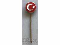 27854 Τουρκία υπογράψει με την εθνική σημαία της δημοκρατίας της Τουρκίας