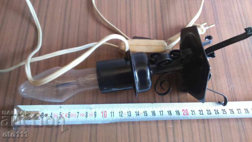 OLD LAMP WITH GLIM BULB FIRE - 5 OLD LAMP WITH GLIM BULB FIRE - 5