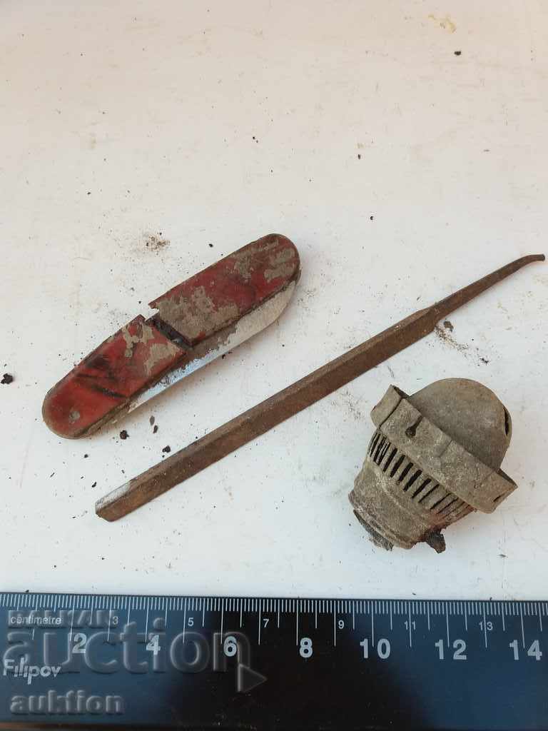 Saw Lot, Gas Lamp Attachment and Foot with price 1.49 BGN | € 0.76 Saw Lot, Gas Lamp Attachment and Foot with price 1.49 BGN | € 0.76