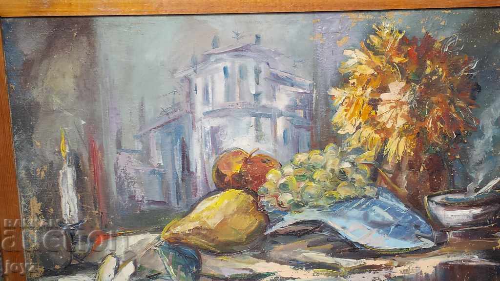 Delivery of Still life painting 95 year (oil paints) FRAMED/ SIGNED Delivery of Still life painting 95 year (oil paints) FRAMED/ SIGNED