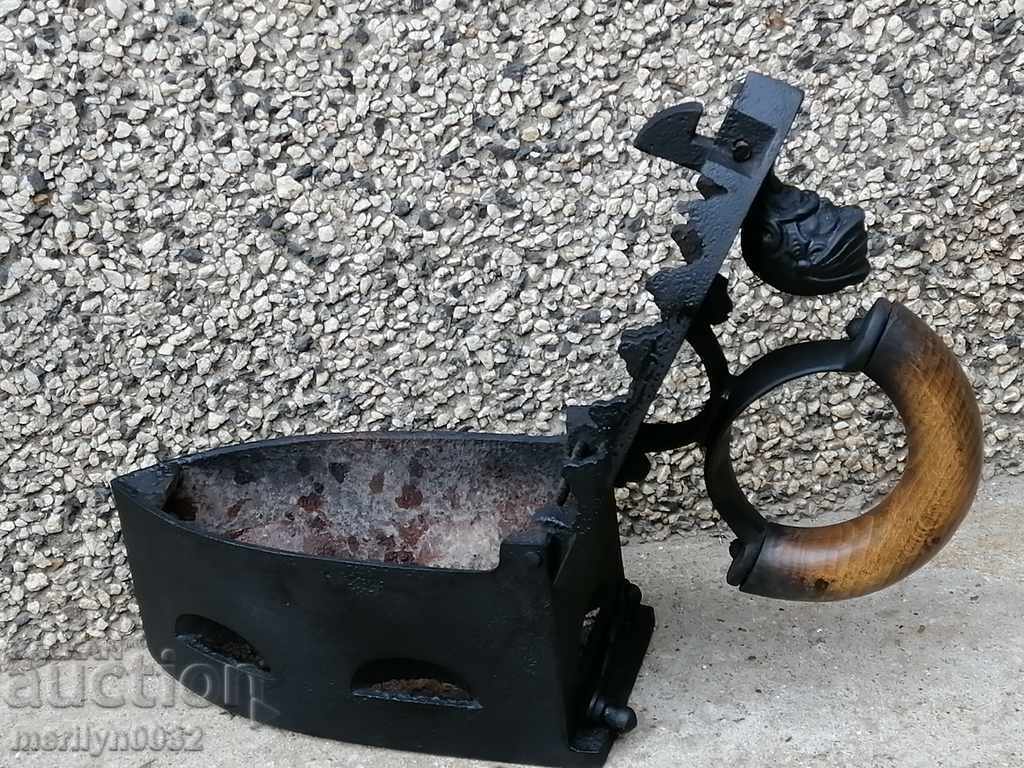 An old iron on fire - 5