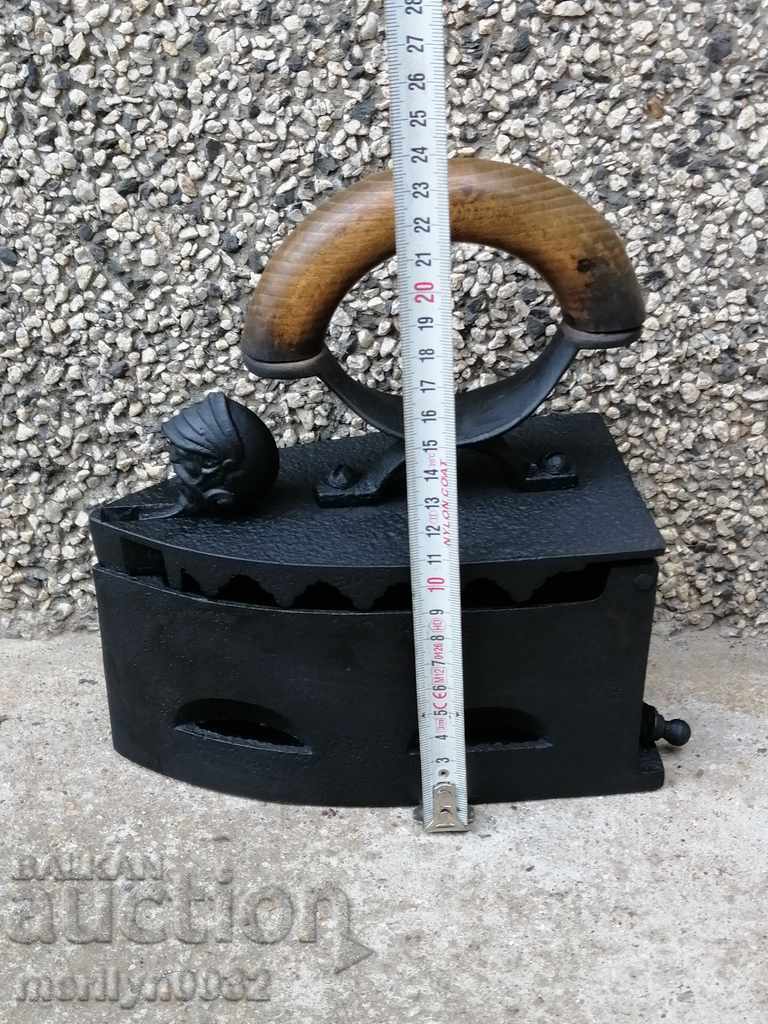 An old iron on fire - 6