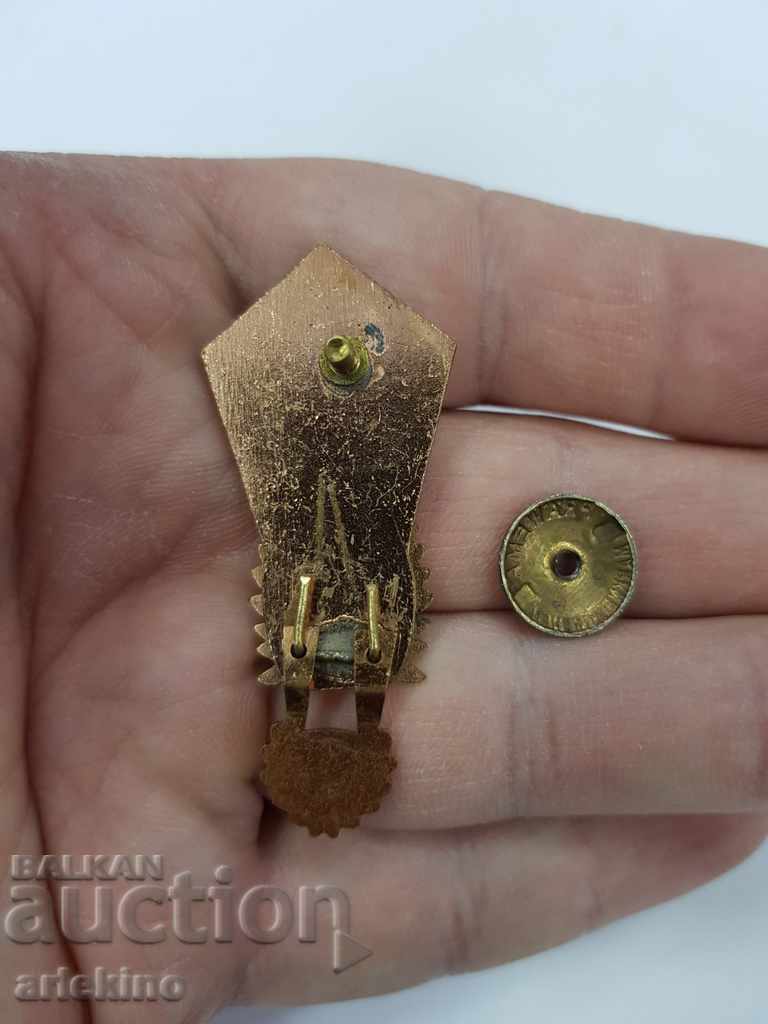 Auction  German GDR military skydiver on a screw