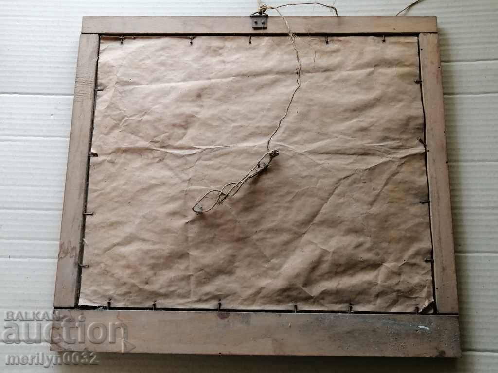 Auction  Picture of a cardboard congress of carpenters Pleven 1926 photography