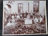 OLD PHOTOGRAPHY - CARDBOARD - PAZARDZHIK - LARGE 111