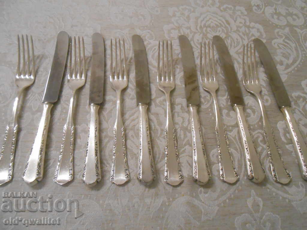 Delivery of Silver-plated CUTLERY - WMF Patent 100 ornaments style elegance Delivery of Silver-plated CUTLERY - WMF Patent 100 ornaments style elegance