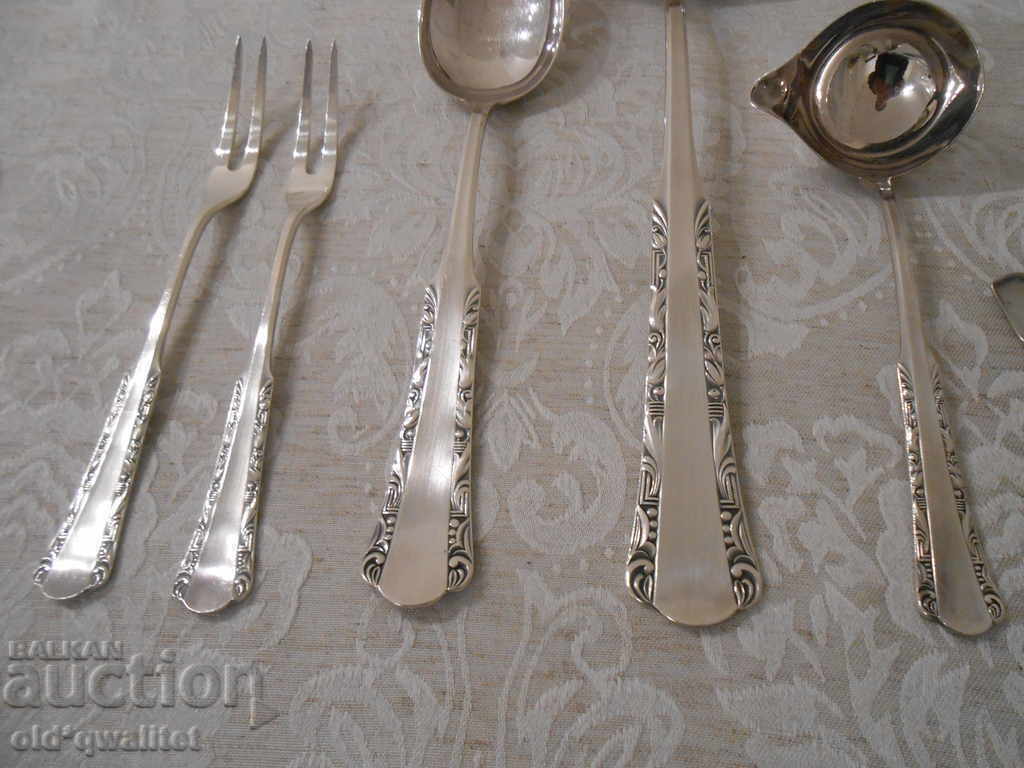 Silver-plated CUTLERY - WMF Patent 100 ornaments style elegance - 6 Silver-plated CUTLERY - WMF Patent 100 ornaments style elegance - 6