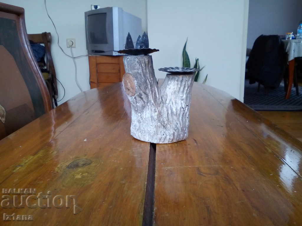 Auction Old candle holder Auction Old candle holder