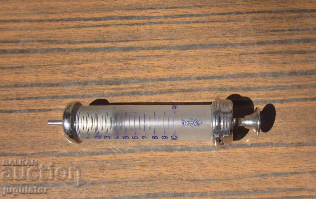 old German AESCULAP glass syringe unused - 6 old German AESCULAP glass syringe unused - 6