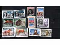 1959 Rusia (URSS) Lot complet de 12 timbre curate