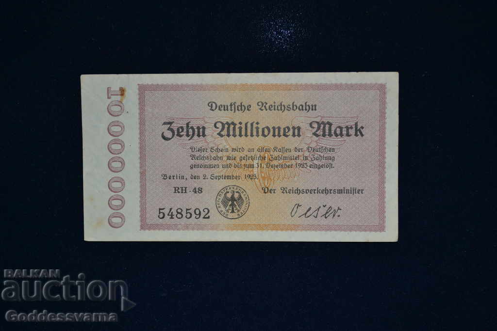 Germany 10 Million Marks 1923