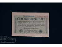 Germany 5 Millionen Mark 1923 Pick 105 Ref 6666