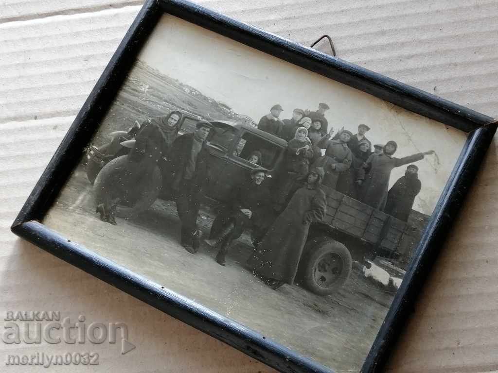 Auction Portrait Photo Photo Communist Bulgarians in USSR 30s Auction Portrait Photo Photo Communist Bulgarians in USSR 30s