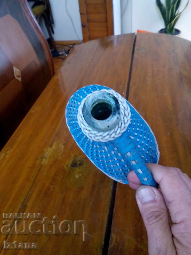 Old woven demijohn - 5 Old woven demijohn - 5