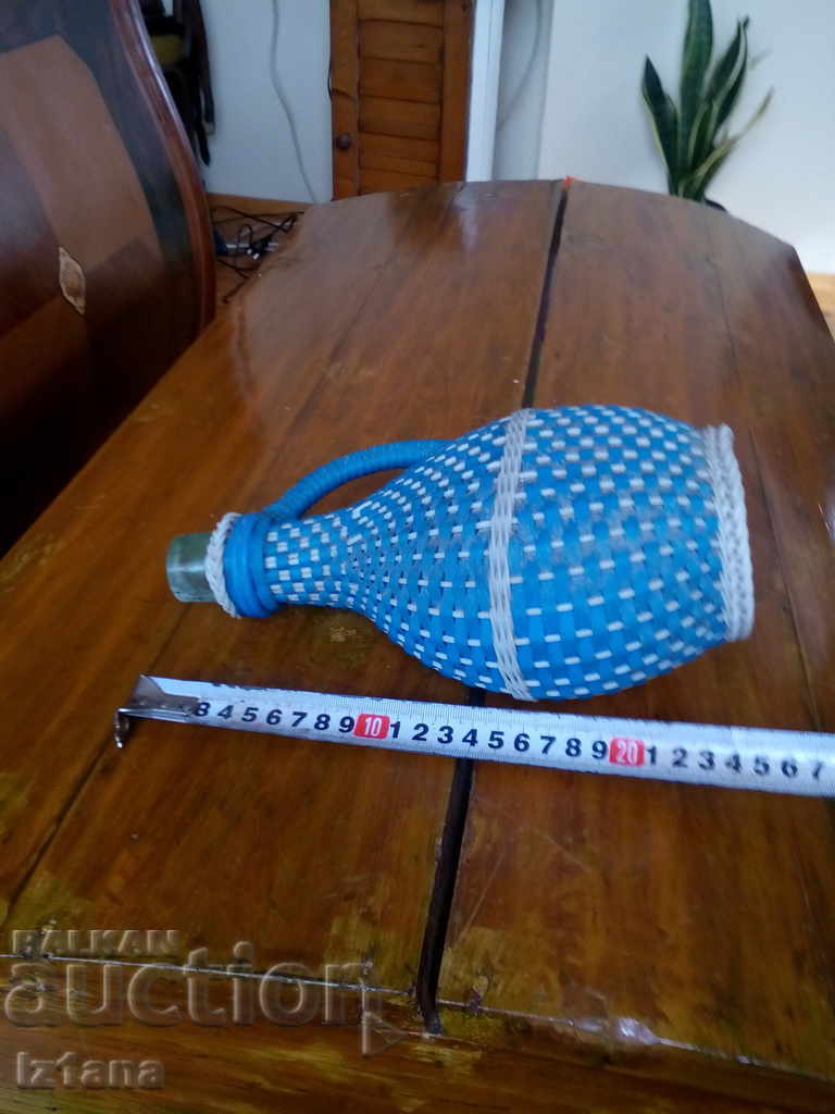 Old woven demijohn - 7 Old woven demijohn - 7