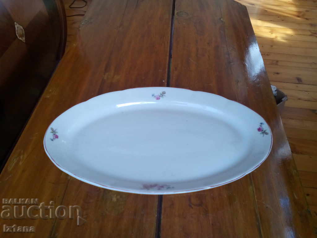 Old porcelain plate, plate with price 22.00 BGN | € 11.25 Old porcelain plate, plate with price 22.00 BGN | € 11.25