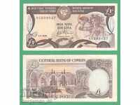 (¯` '• .¸ CYPRUS 1 pound 1989 ¸. •' ´¯)