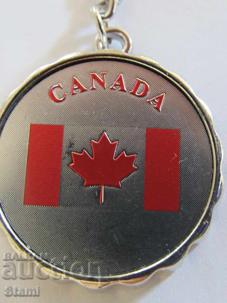 Παράδοση Μέταλλο με ανοιχτήρι μπρελόκ από την Καναδική σειρά-16 Παράδοση Μέταλλο με ανοιχτήρι μπρελόκ από την Καναδική σειρά-16