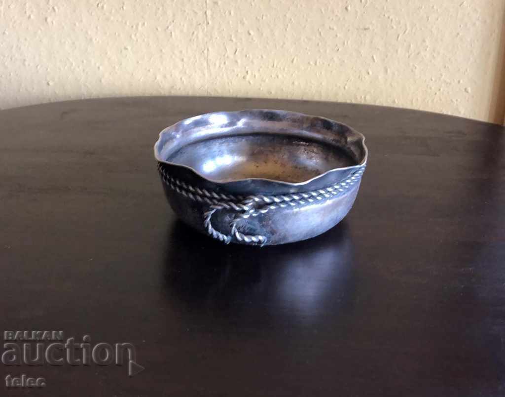 Silver-plated bowl - chocolate box