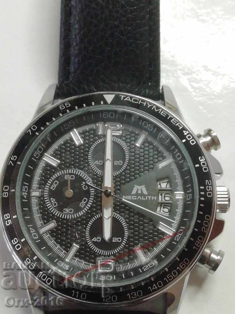 NEW Chronograph MEGALITH with price 38.00 BGN | € 19.43 NEW Chronograph MEGALITH with price 38.00 BGN | € 19.43