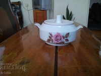 Old porcelain sugar bowl