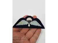 Collectible military textile paratrooper badge