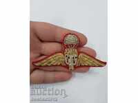 Collectible military paratrooper badge