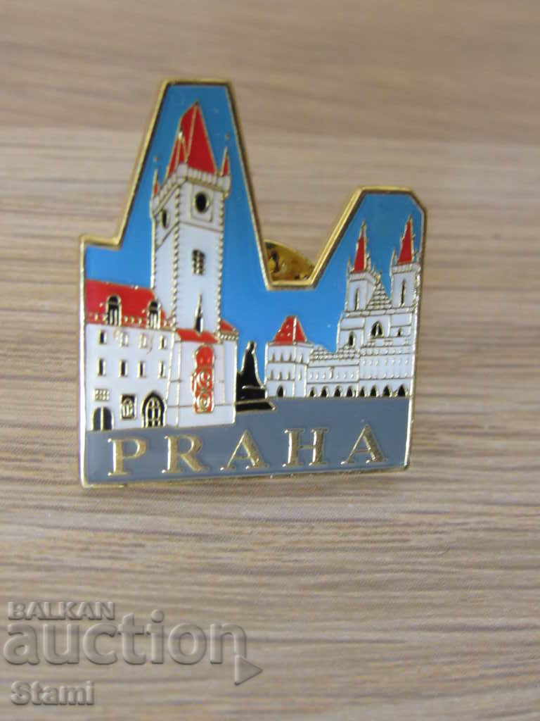 Badge from Prague, Charles Bridge, Czech Republic-3