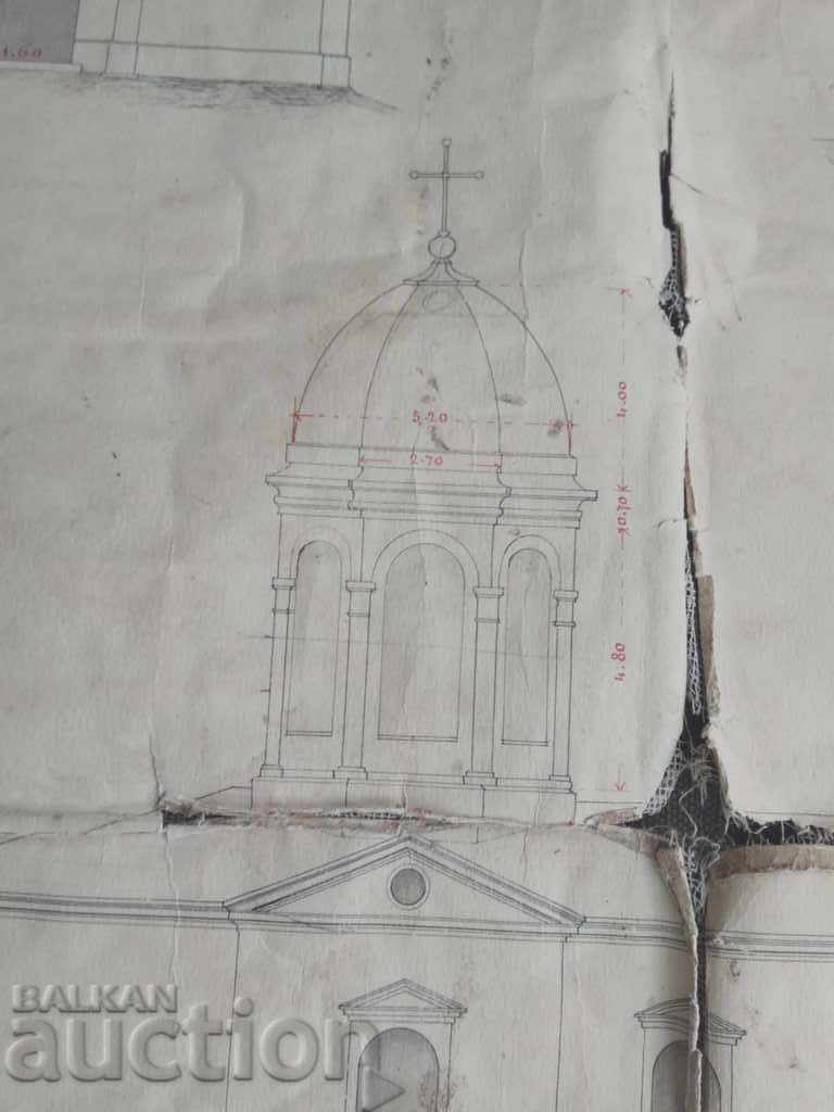 Доставка на Стар проект на църква Джовани Мосути