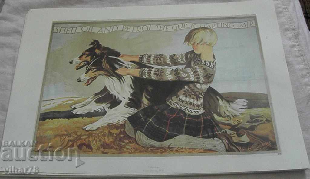 LITOGRAFIE-RECLAMĂ PE NUMĂRUL 1 SHELL