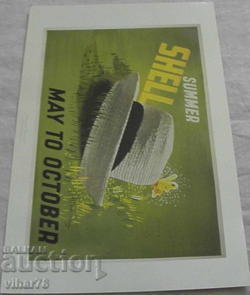 Auction LITOGRAPHY-ADVERTISEMENT OF SHELL-NUMBER 3 Auction LITOGRAPHY-ADVERTISEMENT OF SHELL-NUMBER 3