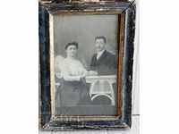 Стара снимка фотография портрет съпрузи