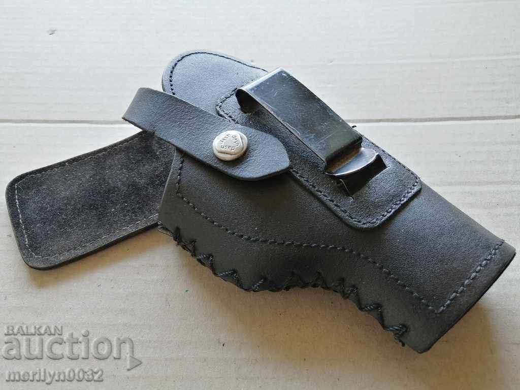Outdoor holster for pistol strip, belt