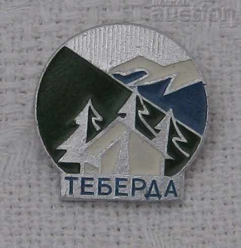 TOURISM TEBERDA Caucasus Badge