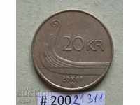 20 крони 2001   Норвегия