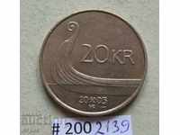 20 de coroane 2003 Norvegia