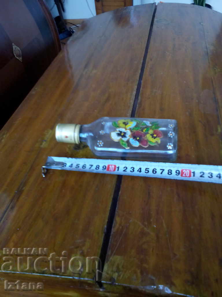 Old painted bottle, bottle - 5 Old painted bottle, bottle - 5