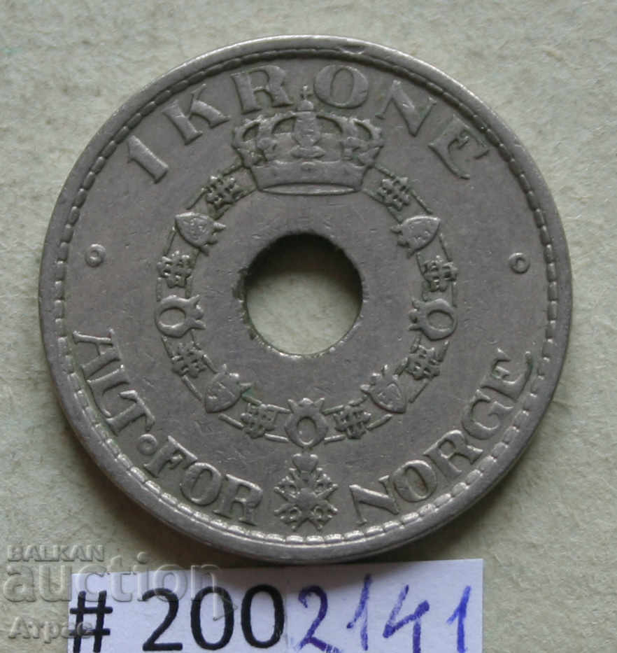 1 krone 1949 Νορβηγία