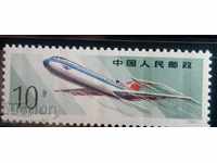 Китай - самолет, единична марка