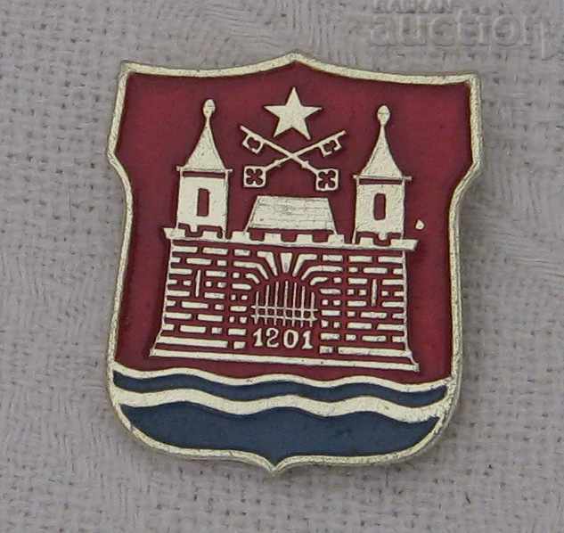 RIGA CITY LATVIA GERB badge /