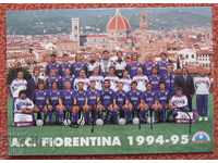 football card Fiorentina Italy