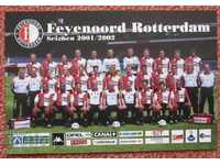 ποδόσφαιρο παλιά καρτ ποστάλ Feyenoord Ολλανδία